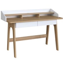 Escrivaninha Flexus 139cm - Hanover E Branco