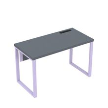 Mesa Plataforma Unica 120x60 Pe40 Grafito-lilas
