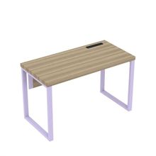 Mesa Plataforma Unica 120x60 Pe40 Noce Naturalle-lilas