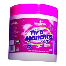 Tira Manchas Em Pó Com Percarbonato de Sódio Sem Cloro Para Roupas Brancas 500g