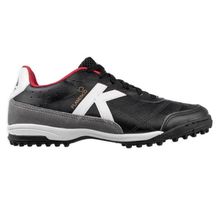 Chuteira Kelme Flamenco Couro TF Society Preto e Cinza 38