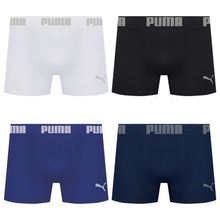 Kit 4 Cuecas Puma Boxer Sem Costura Masculina