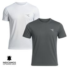 Kit 2 Camisetas Diadora Small Logo Masculina