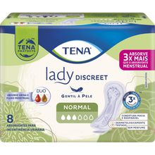 Absorvente Geriátrico Tena Lady Discreet Normal 8 Unidades