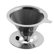 Filtro reutilizavel para cafe em inox 13,5 x 8,5 cm