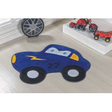 Tapete Premium Baby Carrinho 22 74cm x 56cm Azul Royal Guga Tapetes