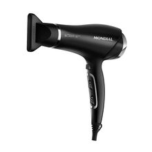Secador de Cabelos Mondial SCN-04 Chrome Black 2000W Tourmaline Íon 3 Temperaturas Preto