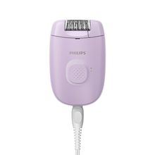 Depilador Philips Satinelle BRE237/00 Cabeça Lavável Pente Aparador Capa Massageadora Branco e Rosa Bivolt