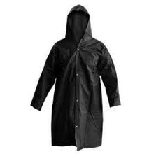 Capa Chuva Pvc Forrada M Preta