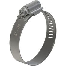 Abraçadeira com Rosca sem Fim, 38 mm - 51 mm, Fita com 14 mm, aço Carbono, New Flex Pro, Pacote com 10 Peças, 0143851p10 Metalmatrix OstenVonder