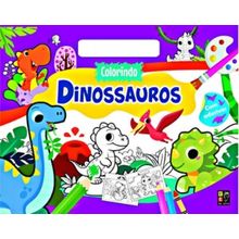Prancheta - Colorindo Dinossauros