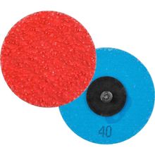 Disco de Lixa 3", Cerâmico Grão 40, Para Sistema de Encaixe Rápido, Vonder