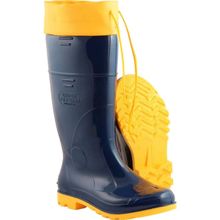Bota de PVC Azul/amarela, Polaina, 39, Calfor Pampeana OstenVonder