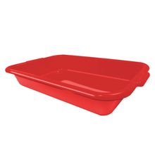 Caixa de Areia de Gatos Bandeja Higienica Furacao Pet - Vermelha