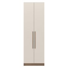 Armário Modulado Bartira Lugano com 2 Portas 2 Gavetas 1 Prateleira Casal – Avelã/Capuccino