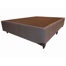 Base Box para Colchão de Casal Ortobom New Magestic 41x138x188cm - Marrom