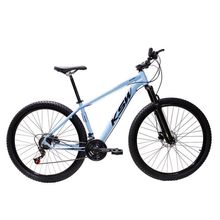Bicicleta Aro 29 Bike Ksw Xlt 21 Marchas Alumínio Freio A Disco Azul Claro -ad Pto