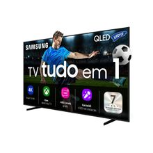 Smart TV 65” Samsung QLED 4K QN65Q7FAAGXZD, Vision AI, Processador com AI, Xbox Cloud Gaming, Controle por Gestos, Art Store, Alexa, Wi-Fi e Bluetooth