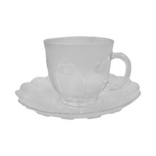 Kit 6 Xícaras Com Pires Apple 200ml Vintage Importada Egito