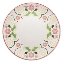 Kit 4 Pratos de Sobremesa Unni Lima Oxford® Cerâmica 19 Cm