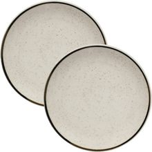 Kit Pratos Sobremesa Lanche 2 Pessoas 2Pçs Unni Brisa 19cm