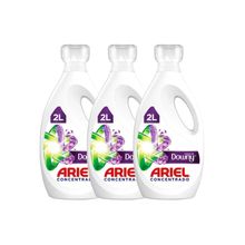 Kit Lava Roupa Líquido Ariel Concentrado com Downy 2L com 03 unidades