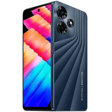 Smartphone Infinix Hot 30 Preto 8GB de RAM 256GB, 50MP e 8MP, Carregamento Rápido 33W, Bateria 5000mAh, Tela 6,78” FHD+ 90Hz, Dual Chip