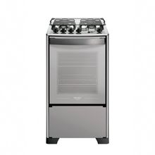 Fogão 4 Bocas Dako Magister Style Mesa Inox Espelhado Bivolt