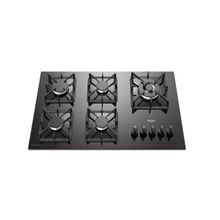 Cooktop 5 Bocas Dako Diplomata Mesa  de Vidro Preto Bivolt