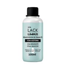 Removedor de Esmalte Lack Luminus Com Acetona 100ml
