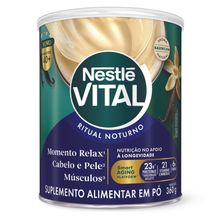 Suplemento Alimentar em Pó Nestlé Vital Ritual Noturno Baunilha 360g