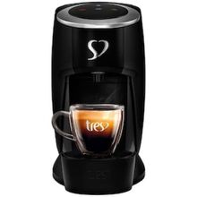 Cafeteira Espresso TRES Touch Automática Multibebidas - Preta