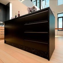 Bancada Bartira Gourmet com 2 Portas, 4 Gavetas e 1 Prateleira - 180,6cm de largura