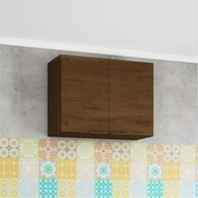 Armário Aéreo Bartira Rubi com 2 Portas e 1 Prateleira - 80cm de largura