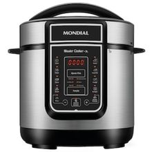 Panela Elétrica de Pressão Mondial Digital Master Cooker PE-40 3L - Preta/Inox