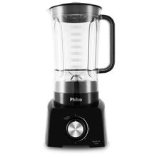 Liquidificador Philco PLQ11A 1050W 2,7L 4 Velocidades Função Tritura Gelo Preto