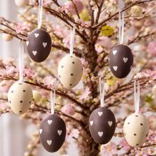 Pendente Decoração Ovinhos De Páscoa Coelho 6x4cm Kit 24pçs