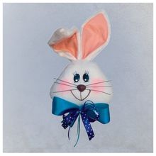 Enfeite Decorativo Coelho De Páscoa Tecido 30cm