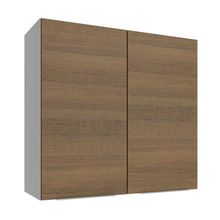 Armário Aéreo 70 Cm 2 Portas Branco/rustic Stella Madesa Branco/rustic