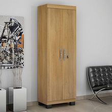 Armário Multiuso 2 Portas Com Chave Asteca Valdemóveis Cinamomo