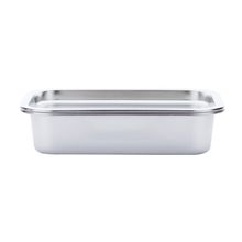 Vat - Assadeira Cuba Gastronômica Em Aço Inoxidável - Grande 3,20 L - Neoflam Prata Sem Voltagem