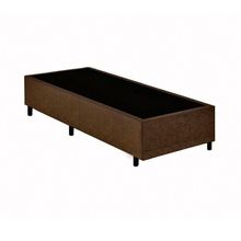 Base Box Solteirão Suede Homequeen Marrom 40x96x203