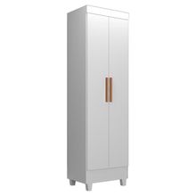 Armário Multiuso Lite Branco Brilho - Móveis Leão