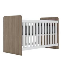 Berço Labirinto Rústico/branco - Móveis Henn Rústico/branco