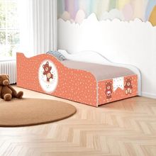 Cama Solteiro Glow Ursinho De Pelúcia Solteiro