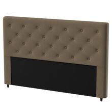 Cabeceira para Cama Queen Size Probel Hapton em Tecido Suede
