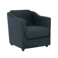 Poltrona Matrix Tyda em Tecido Suede