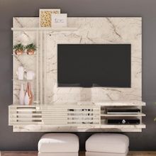Painel Home Madetec Cross com 2 Portas, Ideal para TV de Até 55”