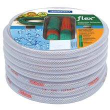 Mangueira Tramontina Flex de 1/2" para Jardim com Engates Rápidos e Esguicho - 20m - Gelo
