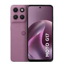 Smartphone Motorola Moto G17 Tela 6,7 128GB 4G Câmera 50MP Rosa Quartzo